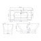 Alfi Brand 67" White Rectangular Acrylic Free Standing Soaking Bathtub AB8840 - alternate 4